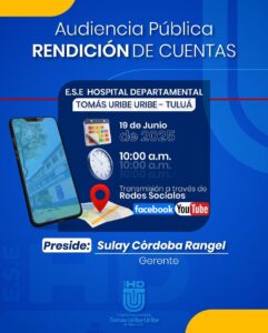Audiencia Pública – Rendición de cuentas